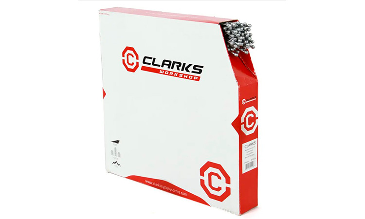 Фотография Тормозной трос Clarks Brake Cable, 2000 мм, серебристый