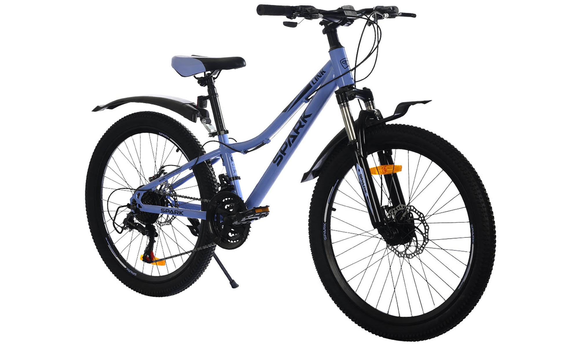 Велосипед SPARK LINK 24", размер XXS, рама 11", год 2026, Сине-фиолетовый 3 Велосипед SPARK LINK 24", размер XXS, рама 11", год 2026, Сине-фиолетовый 3