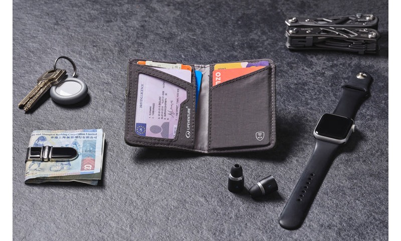 Фотография Кошелек Lifeventure Recycled RFID Card Wallet olive 5