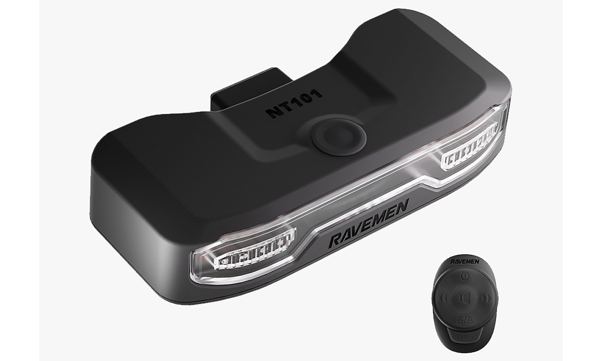 Задний свет Ravemen NT101 (160 lm, 2200 mAh) с беспрводной кнопкой и сигнализацией 