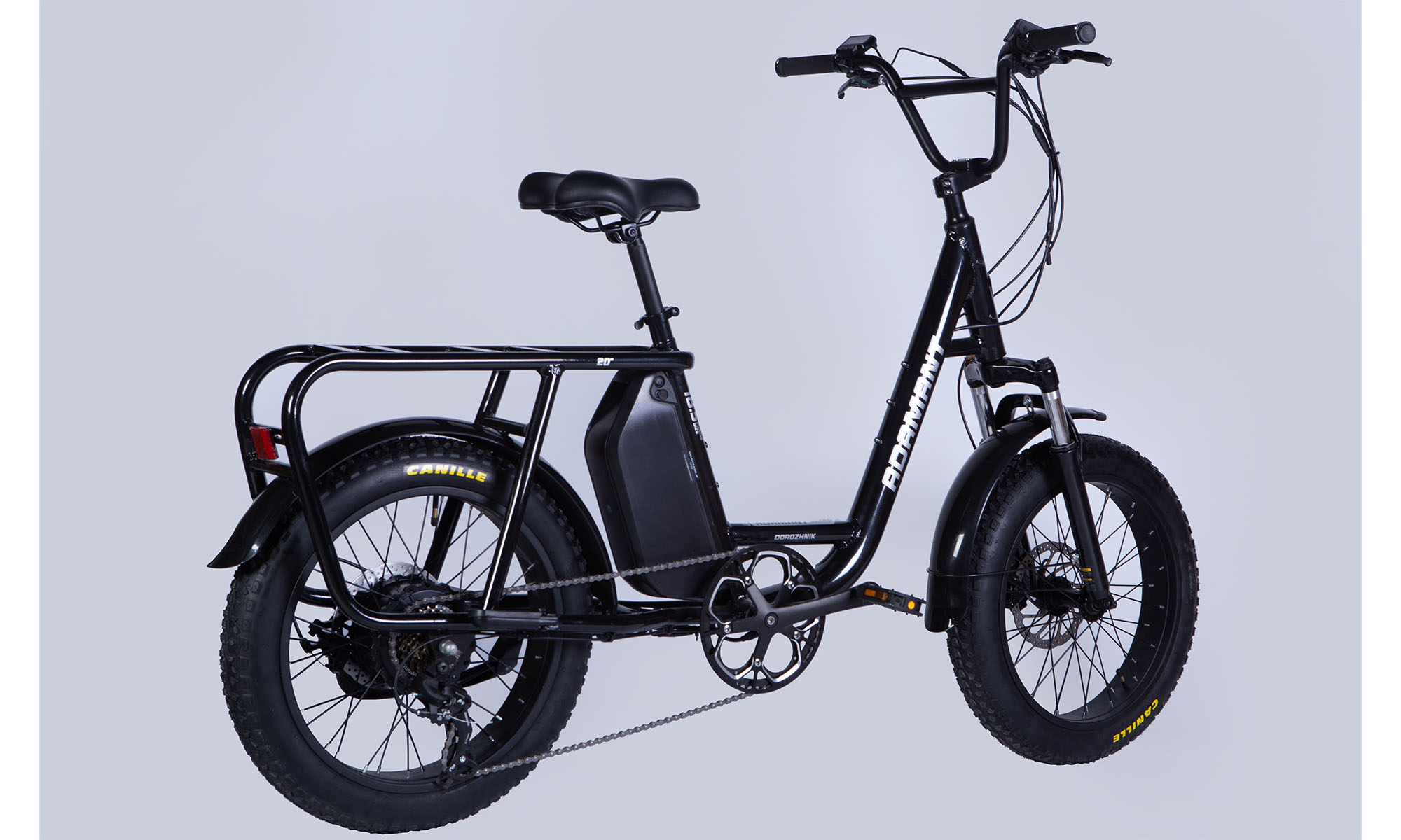 Велосипед с электроприводом Dorozhnik eADAMANT DD FR 20", размер M, рама-18,5", 48B, 17.5А*ч, 500Вт, год 2025, черный 3 Велосипед с электроприводом Dorozhnik eADAMANT DD FR 20", размер M, рама-18,5", 48B, 17.5А*ч, 500Вт, год 2025, черный 3