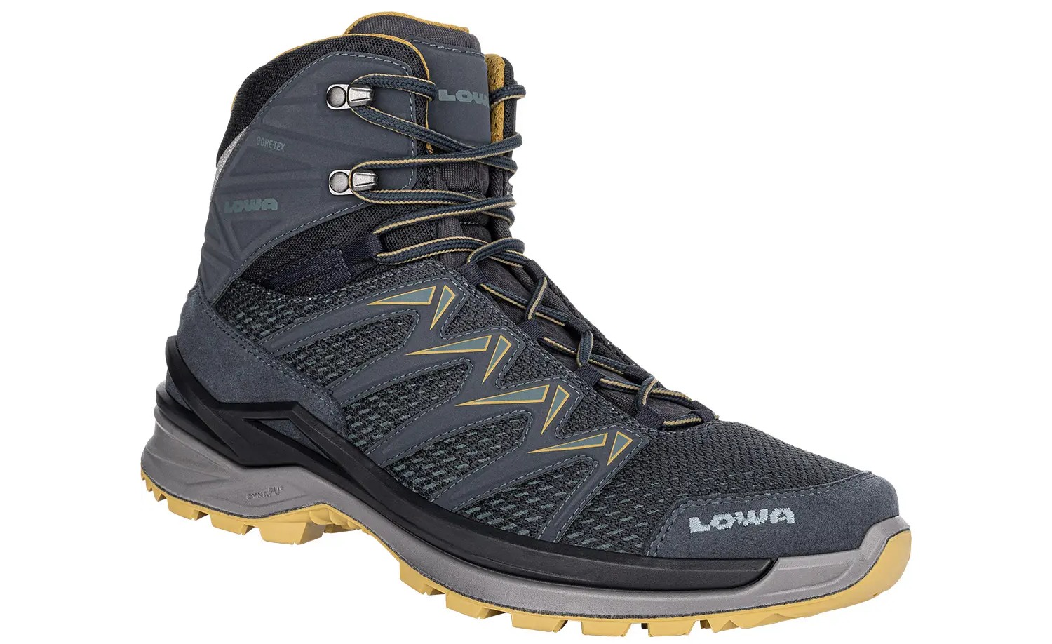 Фотография Ботинки LOWA Innox Pro GTX MID steel blue-mustard 42.5 4