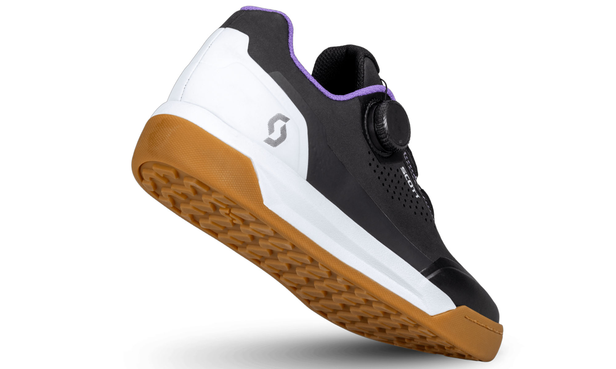 Велотуфли SCOTT W MTB VOLT EVO FLAT BOA, черно-белые, размер 39.0 6