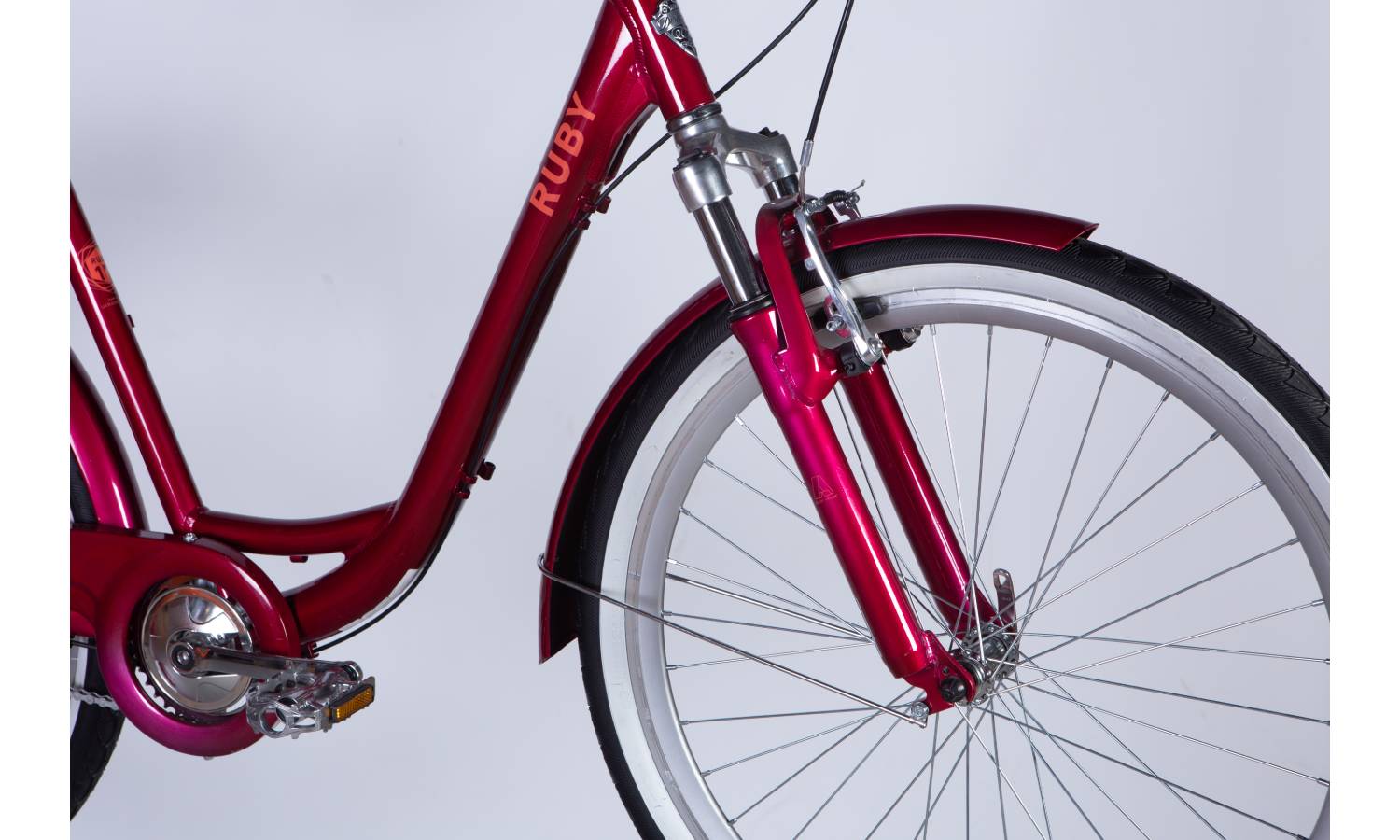 Велосипед Dorozhnik RUBY Nexus 26" розмір М рама 17" 2025 бордовый 3