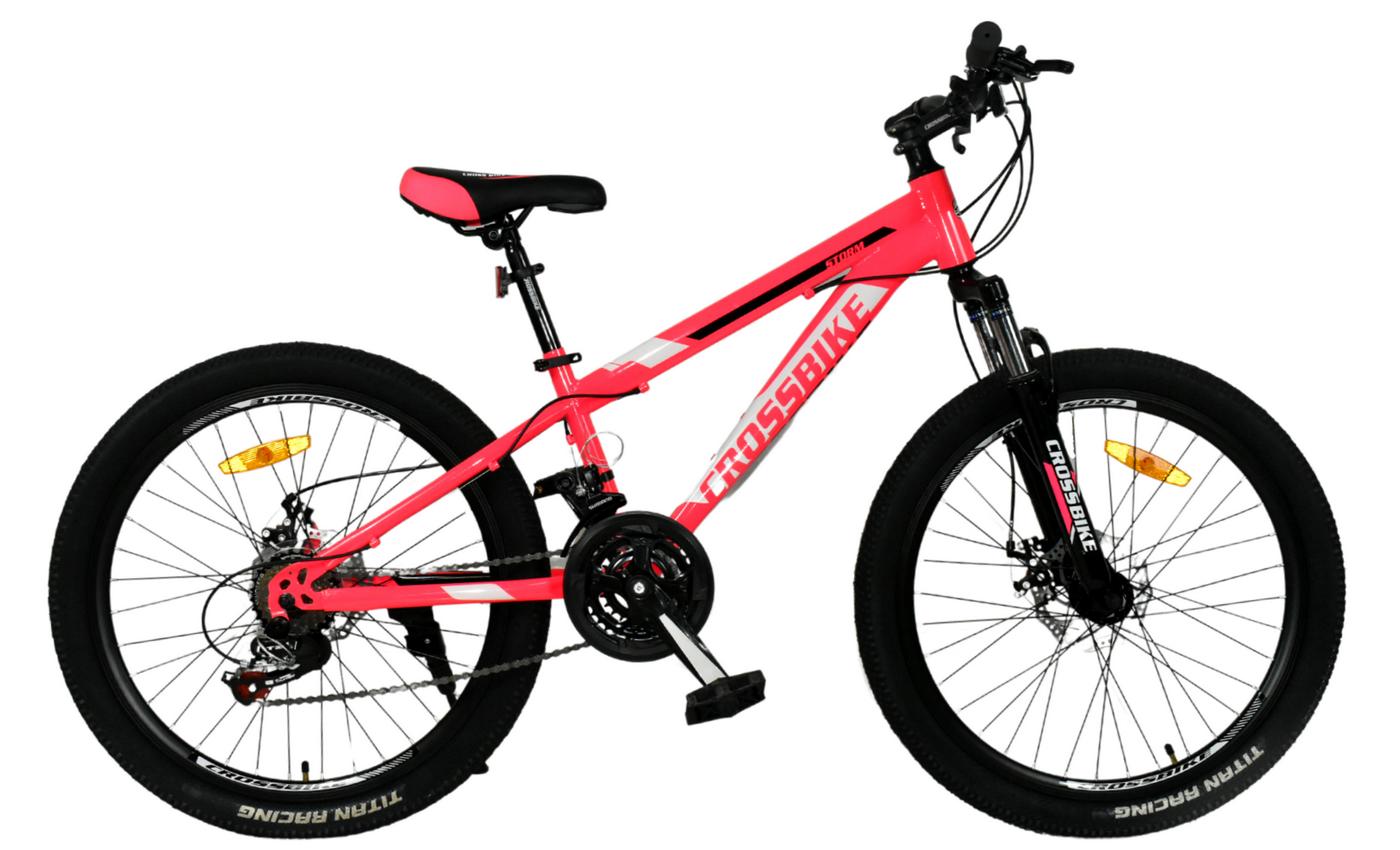 Фотографія Велосипед CrossBike STORM 26" розмір S рама 15 2022 Рожевий