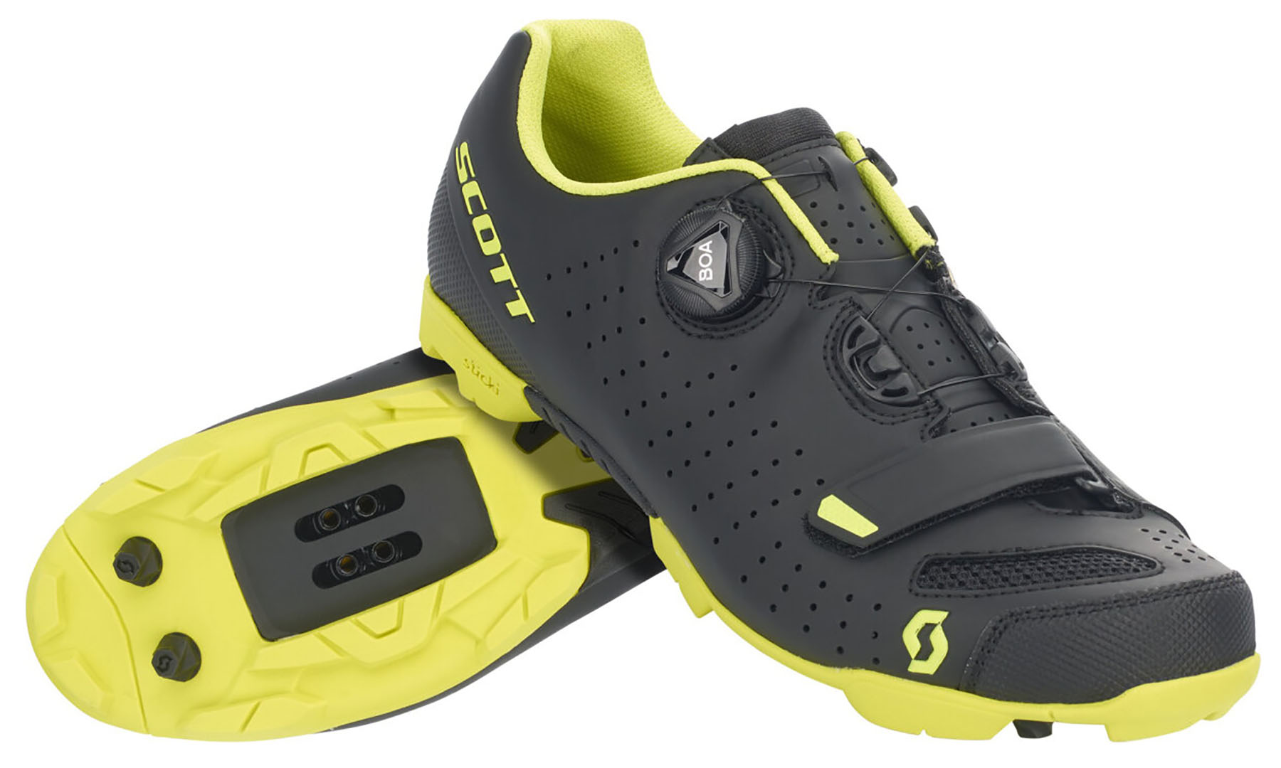 Скотт MTB Comp Boa Black Matte/ Yellow, розмір 44 