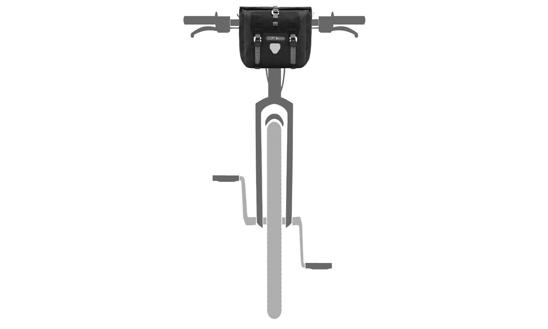 Гермосумка на кермо Ortlieb Handlebar-Pack plus чорна 11 л 2