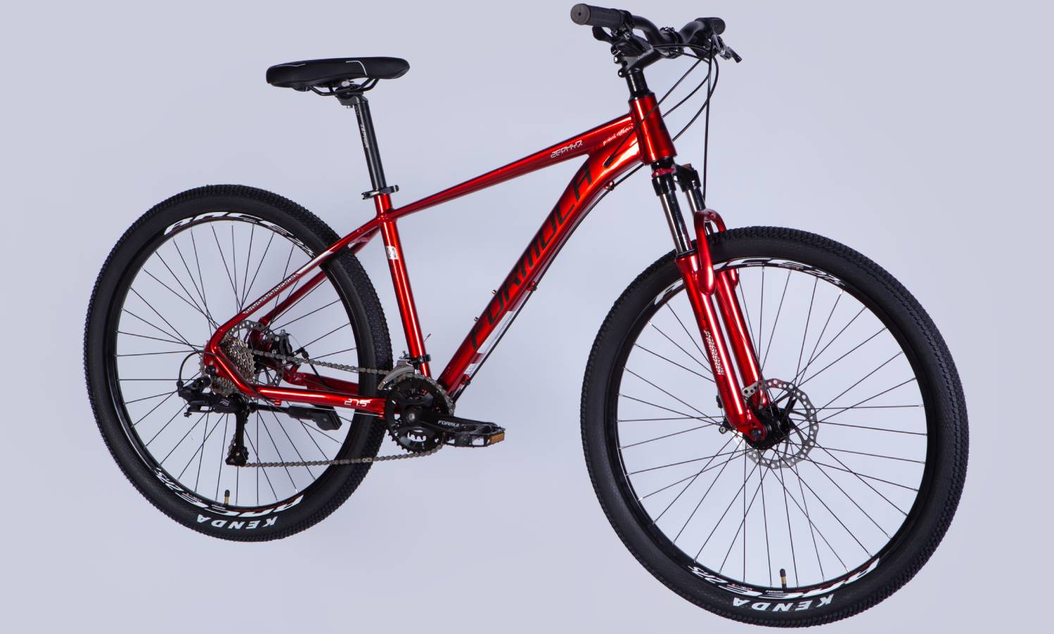 Велосипед Formula ZEPHYR 3.0 DD 27,5" размер М рама 17" 2025 красный 2