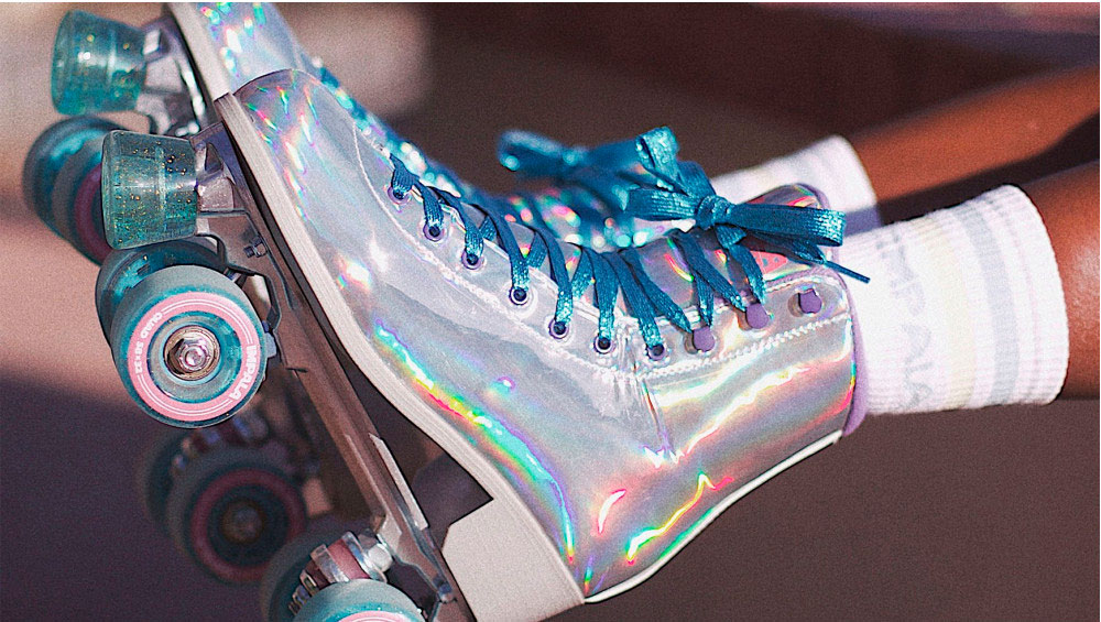 Ролики квады Impala HOLOGRAPHIC, размер 40 Серебристый 9