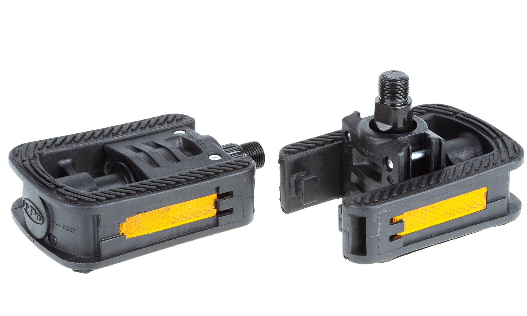 Педали ONRIDE Foldy 20 (складные), нейлон (60x76) шарики, черный (polybag) 2