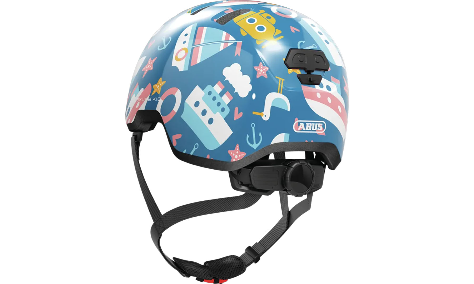 Велошлем детский ABUS SKURB KID blue sailor, размер S (45-50 см), синий 4 Велошлем детский ABUS SKURB KID blue sailor, размер S (45-50 см), синий 4