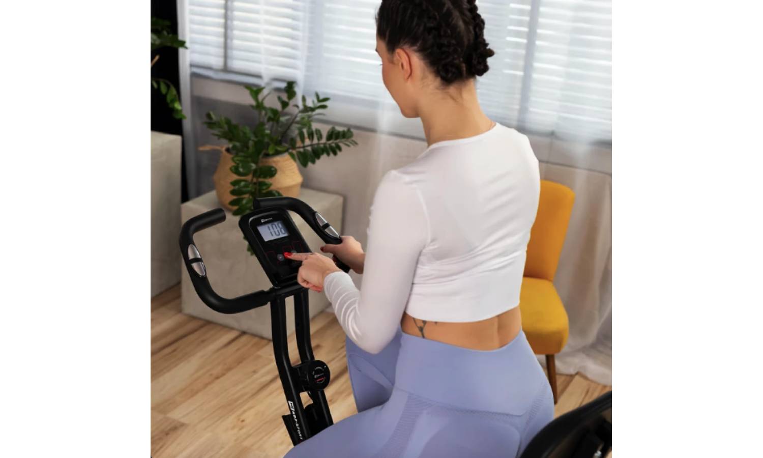 Велотренажер Hop-Sport HS-3030X Apeks X-Bike серый 9