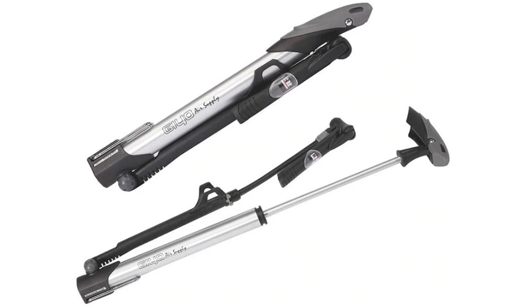 Велонасос GIYO GM-71 з манометром 140PSI 2