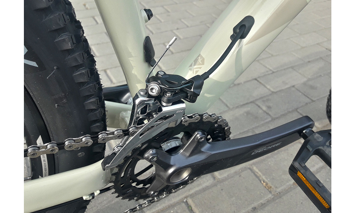 Велосипед POLYGON XTRADA 6 2X11 29", 2021, рама M, Черно-белый 5