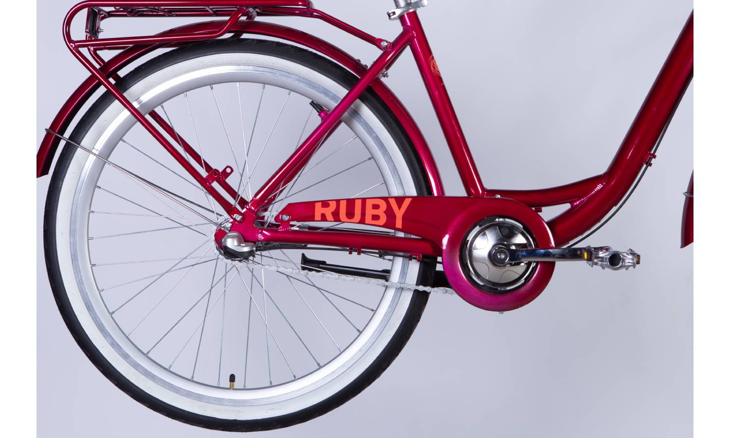 Фотографія Велосипед Dorozhnik RUBY Nexus 26" розмір М рама 17" 2025 бордовий 6