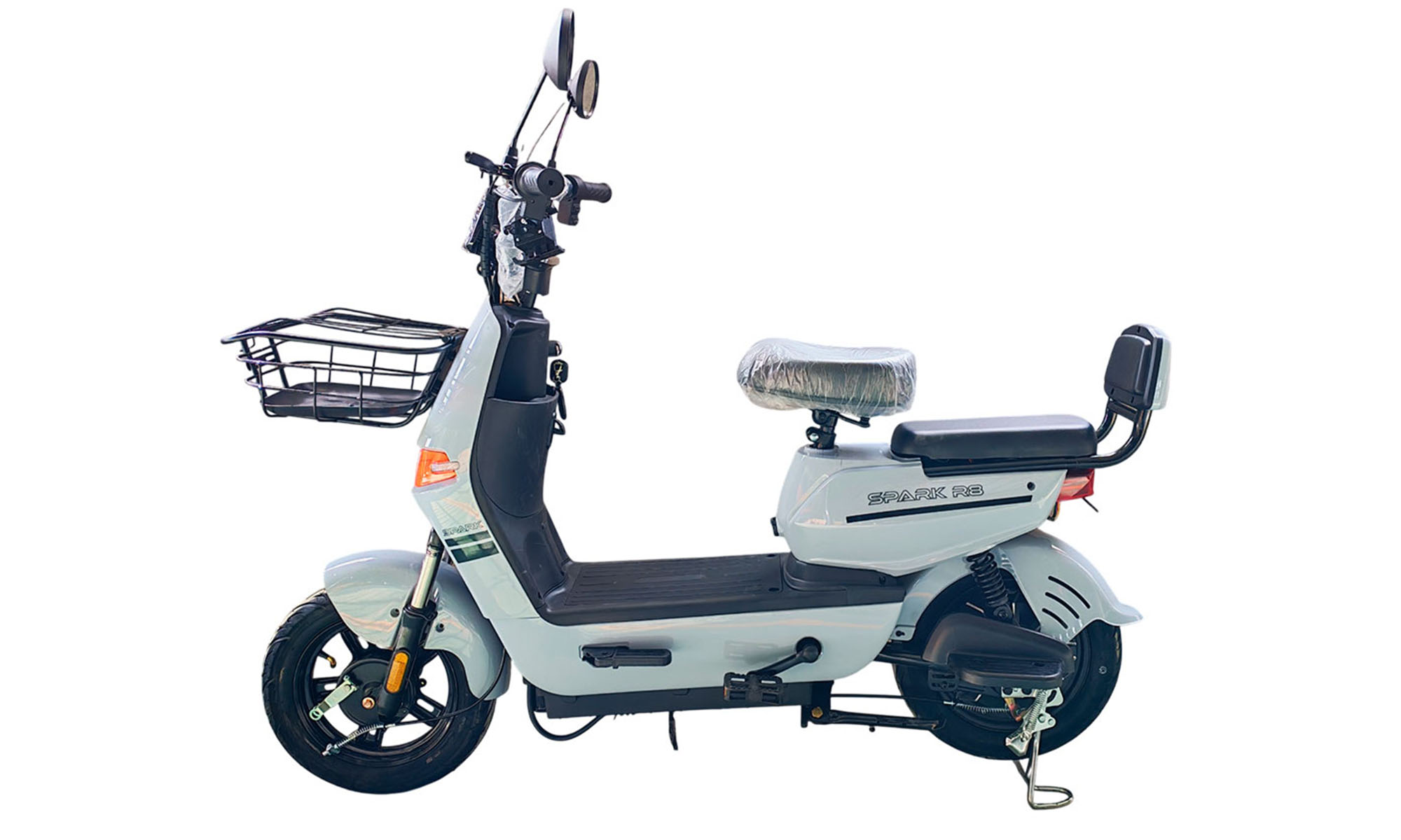 Велосипед с электромотором SPARK R8 10", рама 14", 60V/800W/20Ah LiFePO4, год 2026, светло-серый Велосипед с электромотором SPARK R8 10", рама 14", 60V/800W/20Ah LiFePO4, год 2026, светло-серый