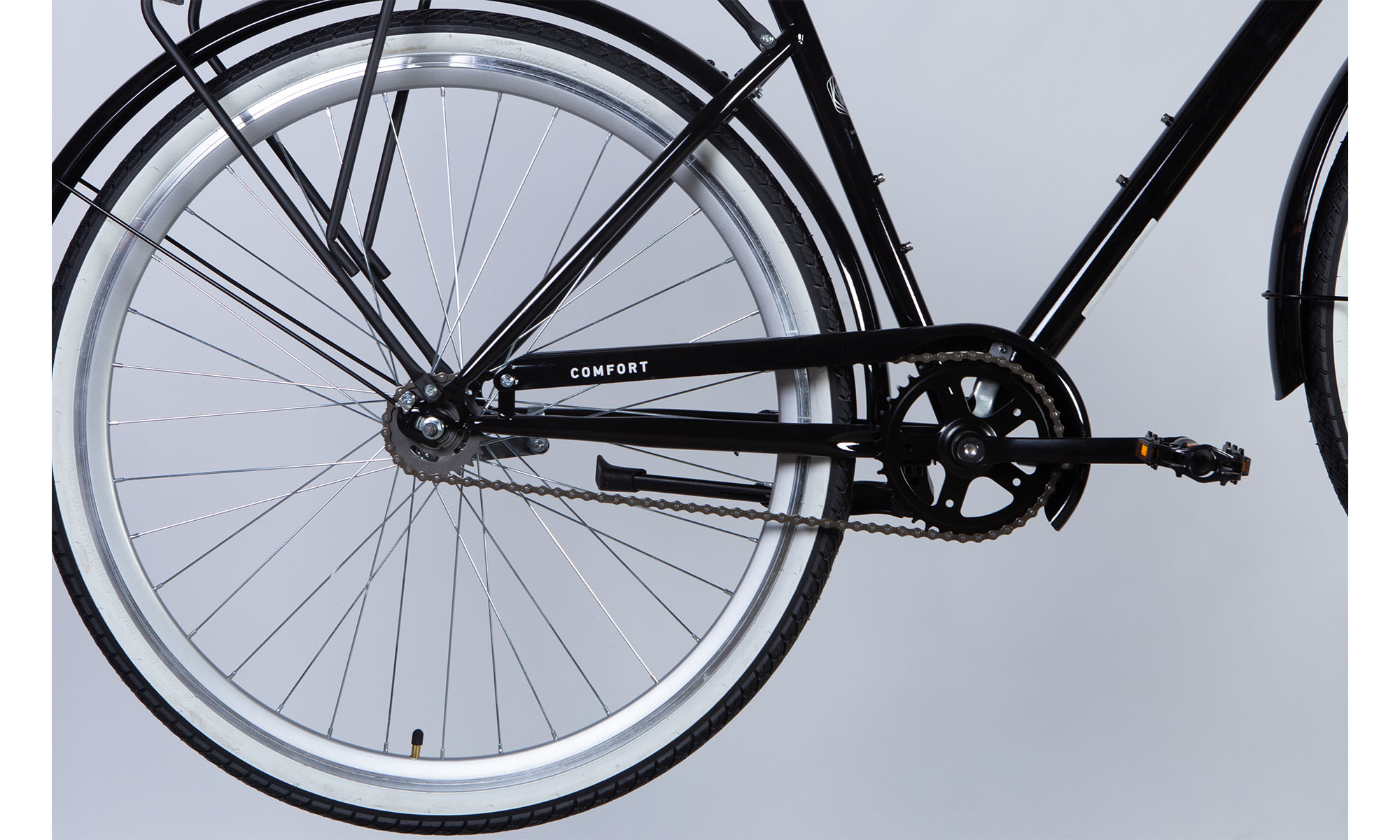 Велосипед Dorozhnik COMFORT MALE Velosteel 28", розмір L, рама 20", 2025, чорний 4 Велосипед Dorozhnik COMFORT MALE Velosteel 28", розмір L, рама 20", 2025, чорний 4