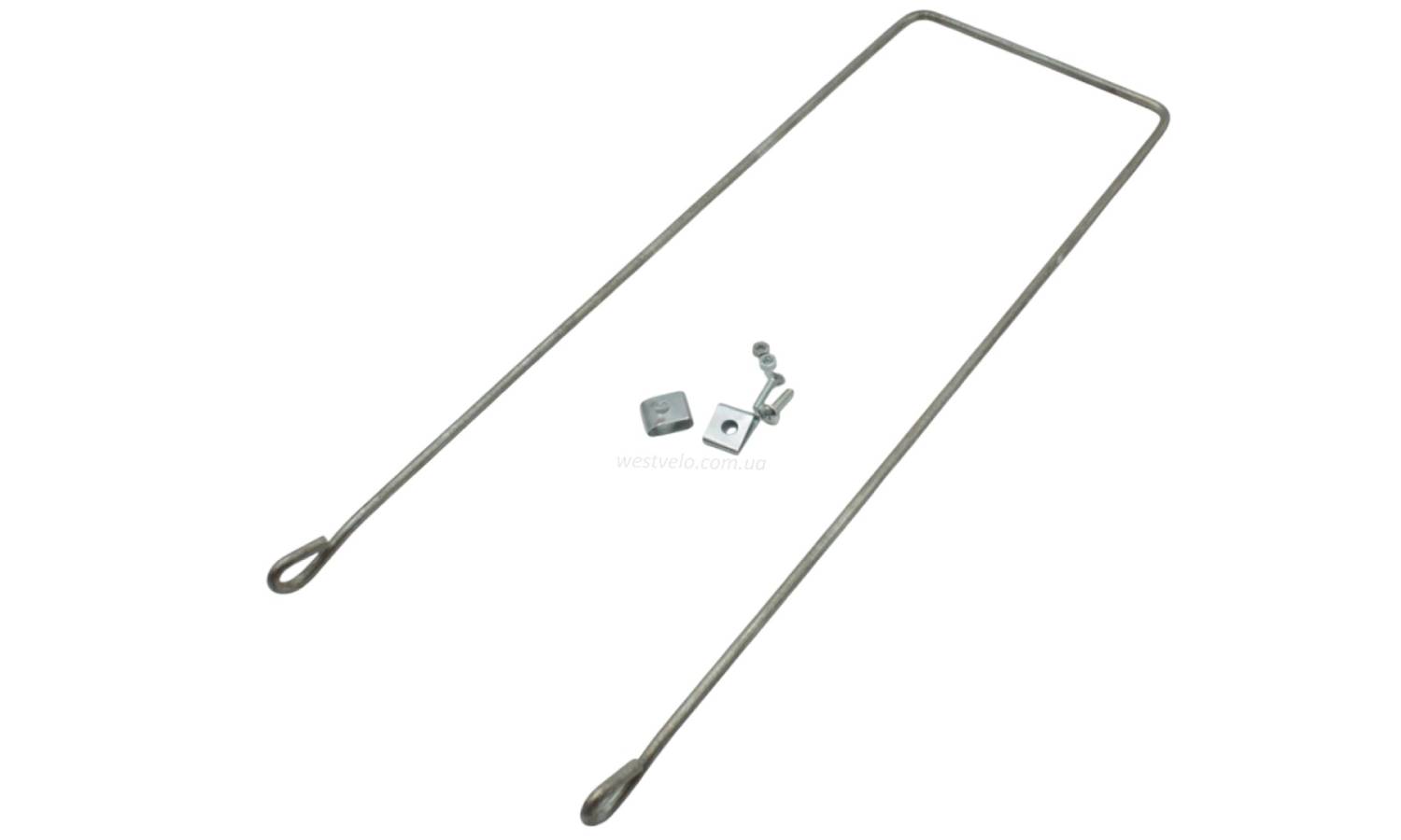 Металевий оцинкований кошик "G" розмір 35x28, x23 см 2