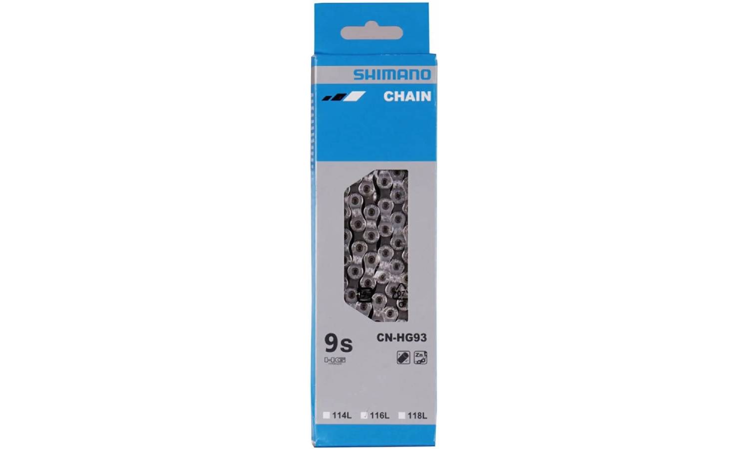 Ланцюг Shimano CN-HG93, 114 ланок, 9-скоростей 2 Ланцюг Shimano CN-HG93, 114 ланок, 9-скоростей 2