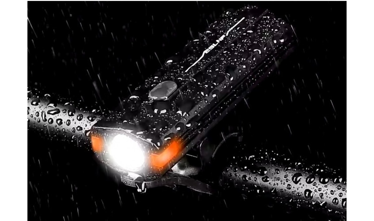 Передня фара eslnf 090 на рульовому колесі1500mah чорний 2 Передня фара eslnf 090 на рульовому колесі1500mah чорний 2