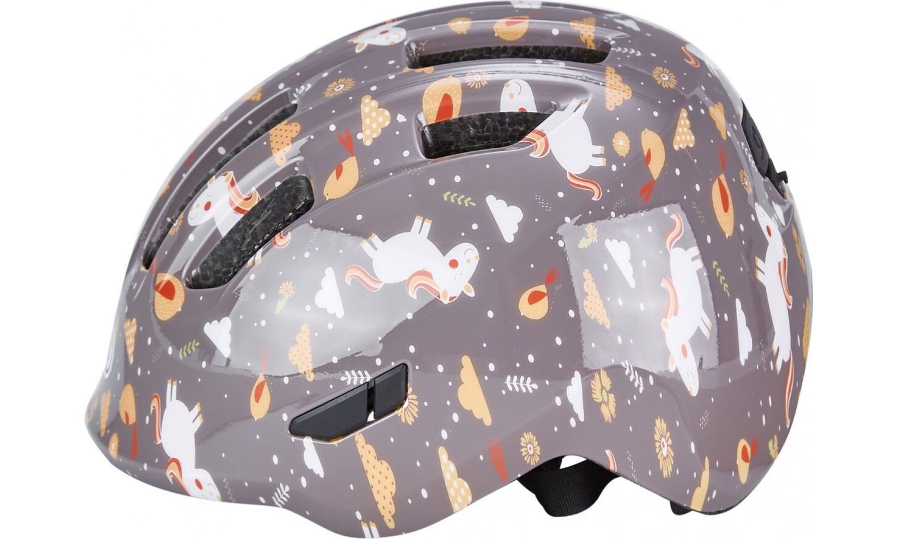 Велошлем детский ABUS SMILEY 3.0 Grey Horse, размер S (45-50 см), серая лошадь 5