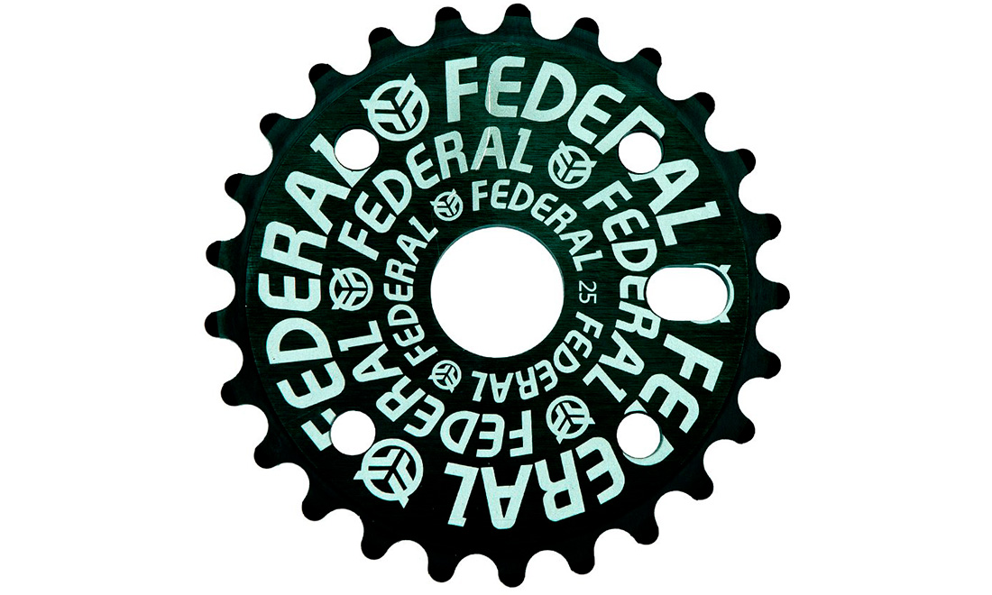 Фотография Звезда Federal Logo Solid ( БЕЗ защиты Impact) - 25 зубьев Черный