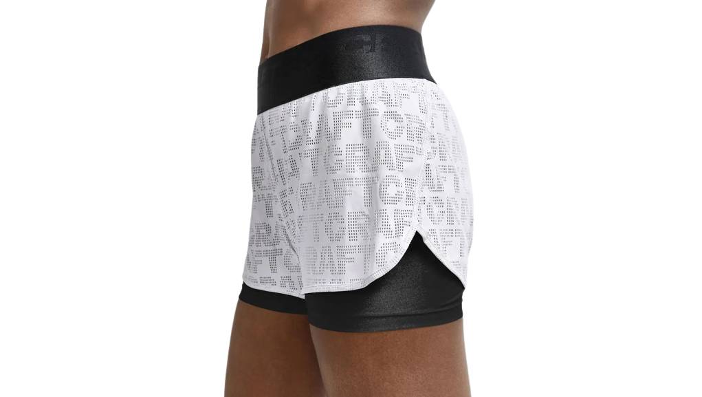 Фотография Шорты Craft CORE Charge Logo Shorts женские, размер XS, сезон SS 21, белый 5