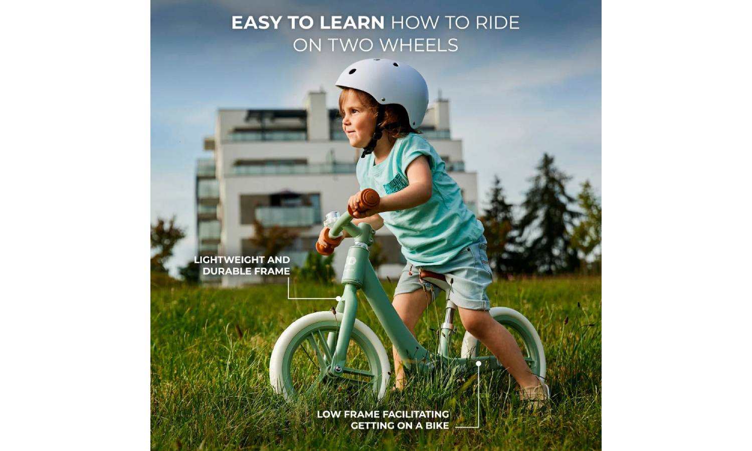 Беговел Kinderkraft Fly Plus Mint 3