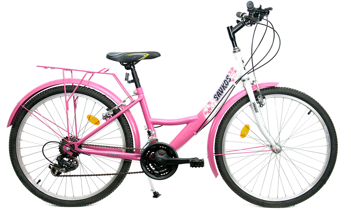 Фотографія Велосипед багатошвидкісний 24" ХВЗ Teenager 44 SH (2020) 2020 Рожевий 7