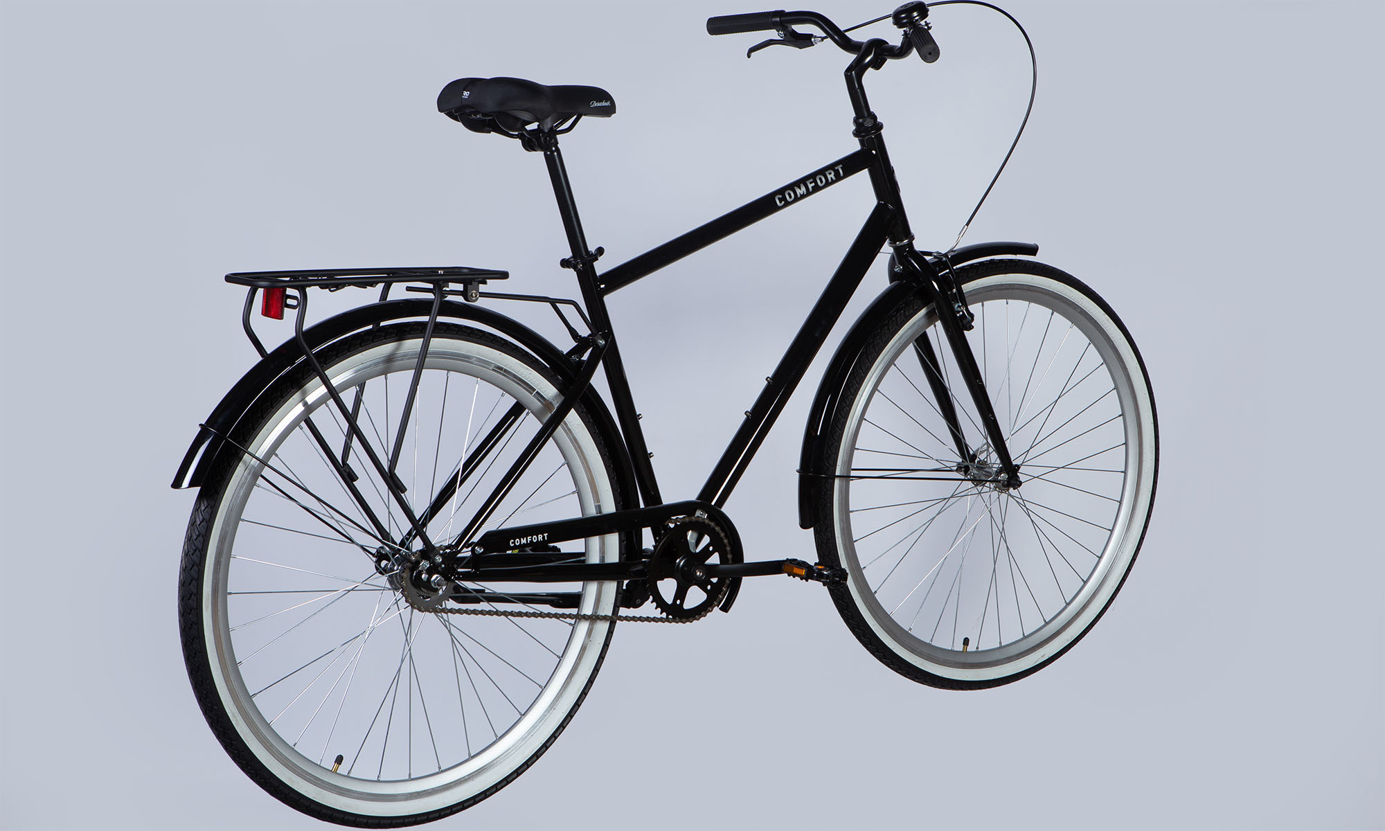 Велосипед Dorozhnik COMFORT MALE Velosteel 28", розмір L, рама 20", 2025, чорний 2 Велосипед Dorozhnik COMFORT MALE Velosteel 28", розмір L, рама 20", 2025, чорний 2