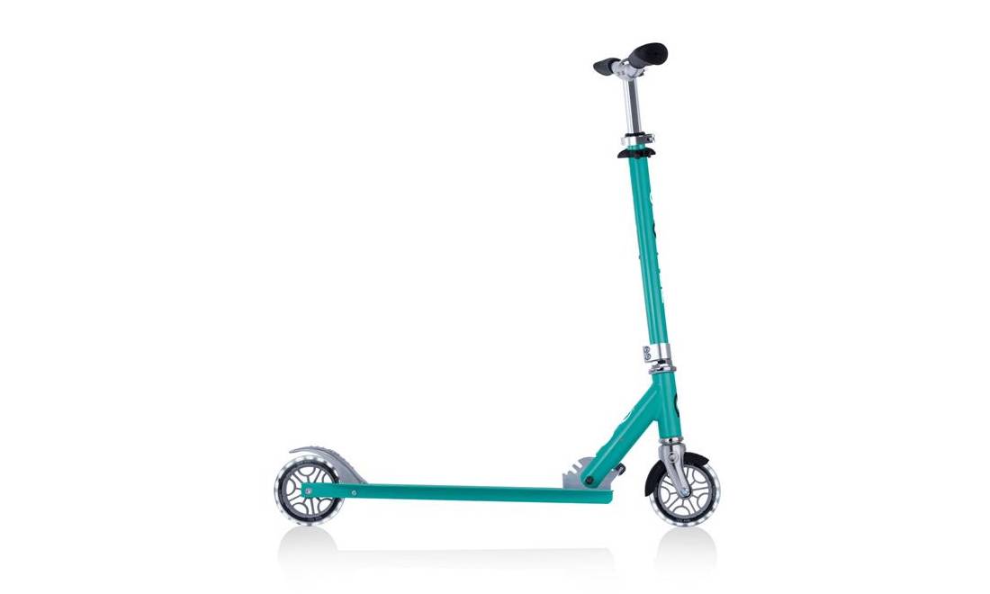 Самокат GLOBBER FLOW ELEMENT LIGHTS, нефритовий, колеса з підсвічуванням, 5+ 7 Самокат GLOBBER FLOW ELEMENT LIGHTS, нефритовий, колеса з підсвічуванням, 5+ 7