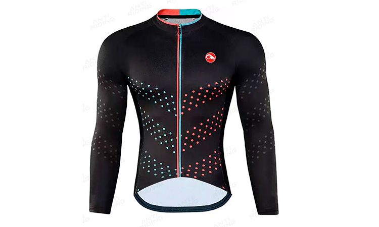 Фотография Велоджерси утеплённая Cycling Castelli v7, с флисом, размер XL   2