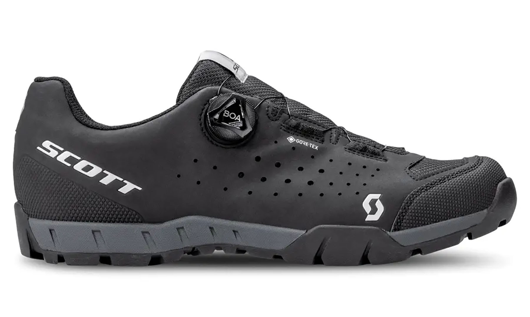 Фотография Велотуфли SCOTT SPORT TRAIL EVO GORE-TEX черно-серебристые, размер 44 (288824.1000) 6