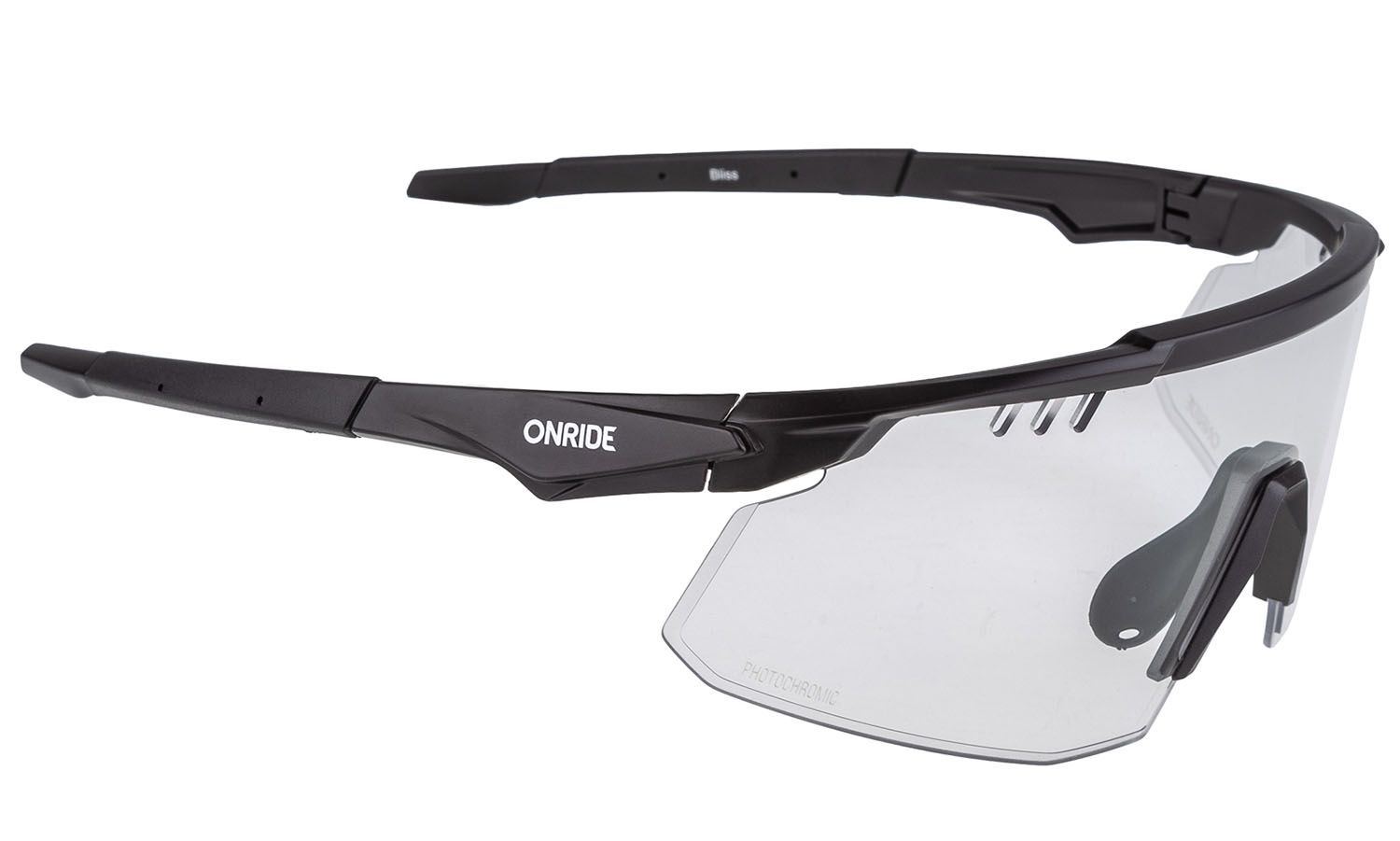 Фотографія Окуляри ONRIDE Bliss матово-чорні з лінзами Photochromic clear to grey (84-25%)