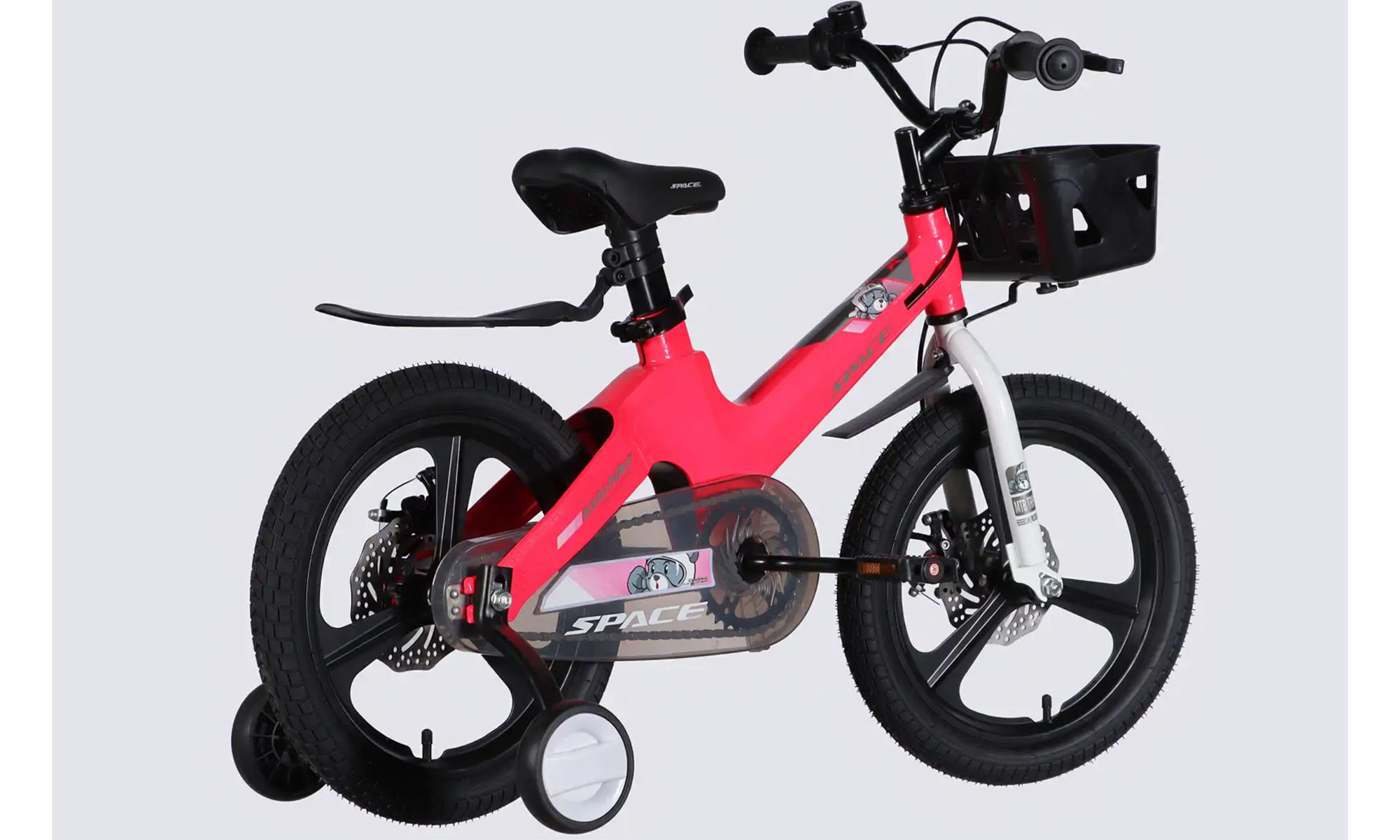 Велосипед SPACE KID MOON DD 16", размер XXS, рама-9", год 2026, розовый 4 Велосипед SPACE KID MOON DD 16", размер XXS, рама-9", год 2026, розовый 4