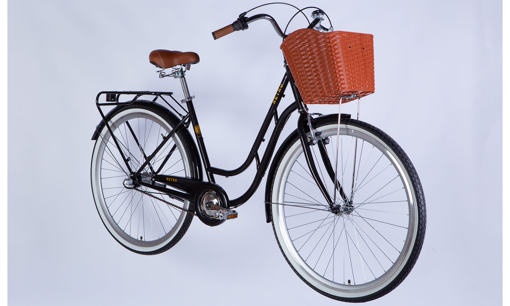 Велосипед Dorozhnik RETRO PH 28" розмір L, рама 19" 2025, чорний 4