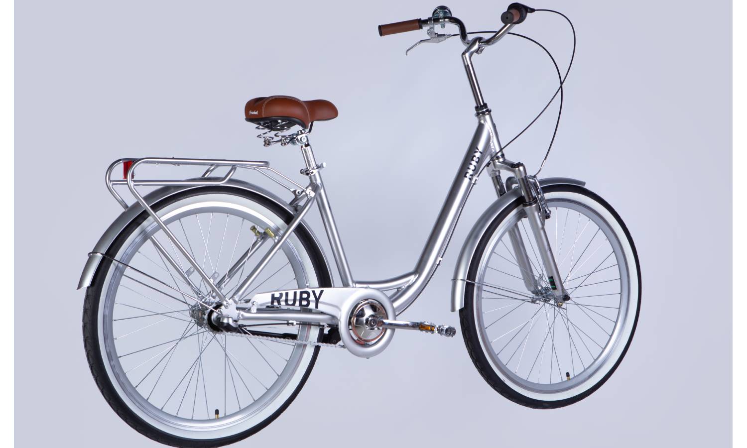 Велосипед Dorozhnik RUBY Nexus 26" розмір М рама 17" 2025 серебро 2 Велосипед Dorozhnik RUBY Nexus 26" розмір М рама 17" 2025 серебро 2