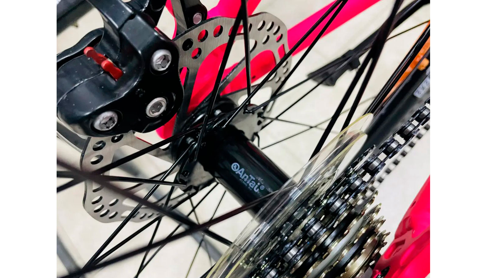 Фотография Велосипед Crosser Selfy 26" размер S рама 15 Розовый 5