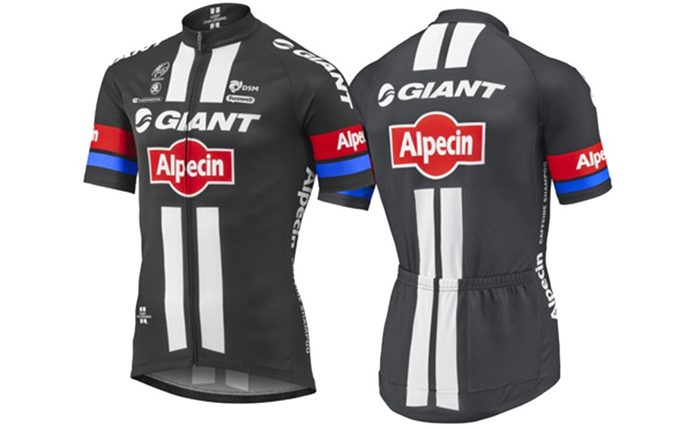 Веломайка Giant Alpecin Team Replica размер L черно-белый 