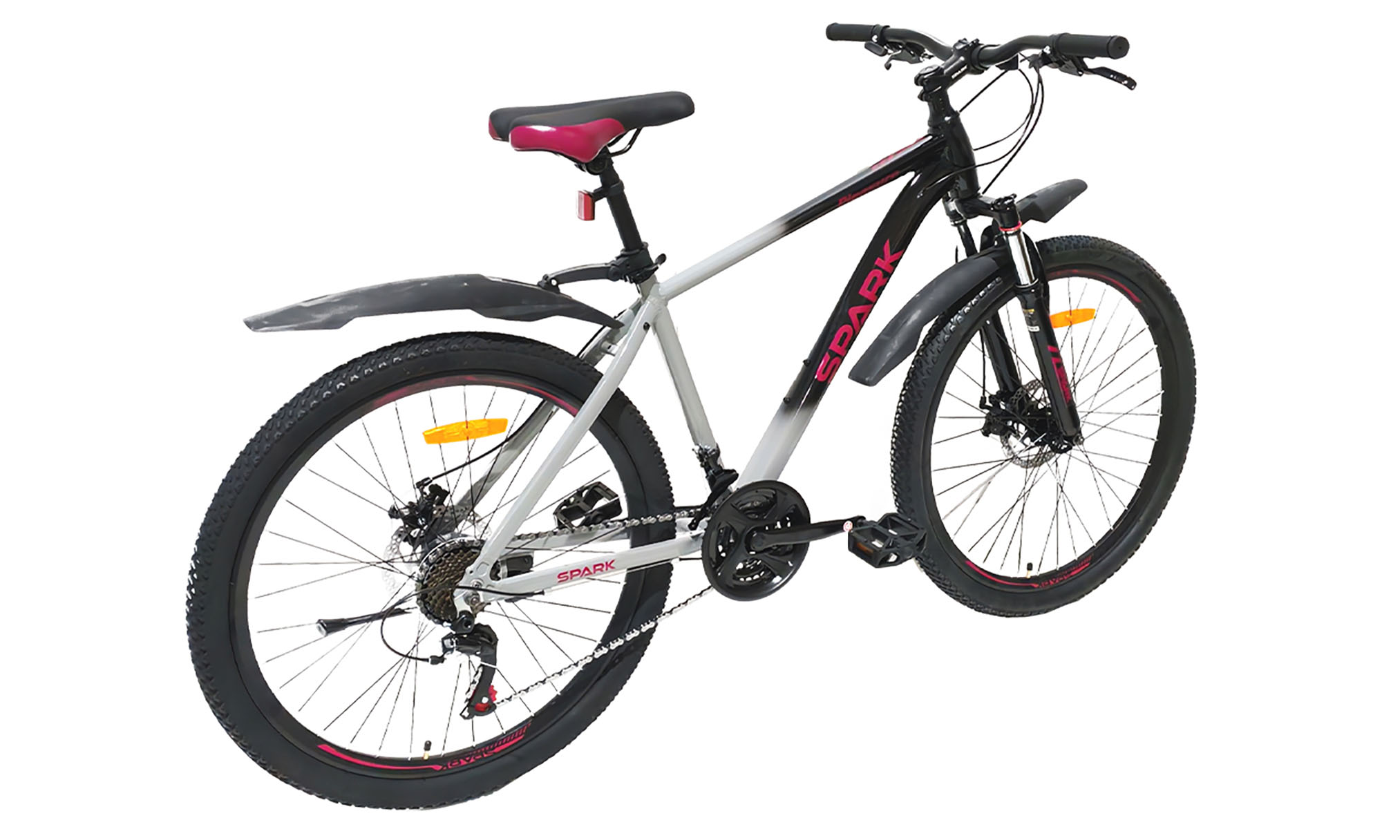 Велосипед SPARK PLEASURE 26", розмір M, рама 17", 2025, чорно-сірий 2