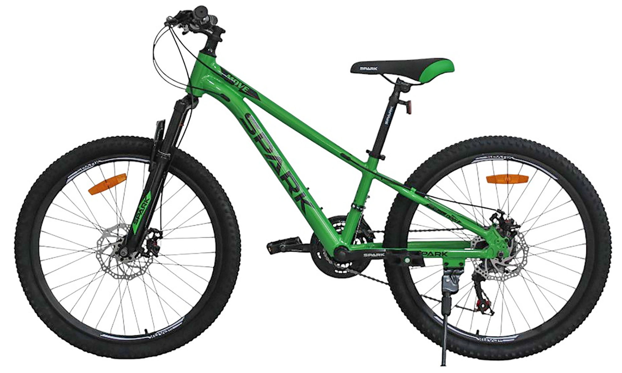 Велосипед SPARK MOVE 24", размер XXS, рама 11", год 2026, зеленый 2 Велосипед SPARK MOVE 24", размер XXS, рама 11", год 2026, зеленый 2