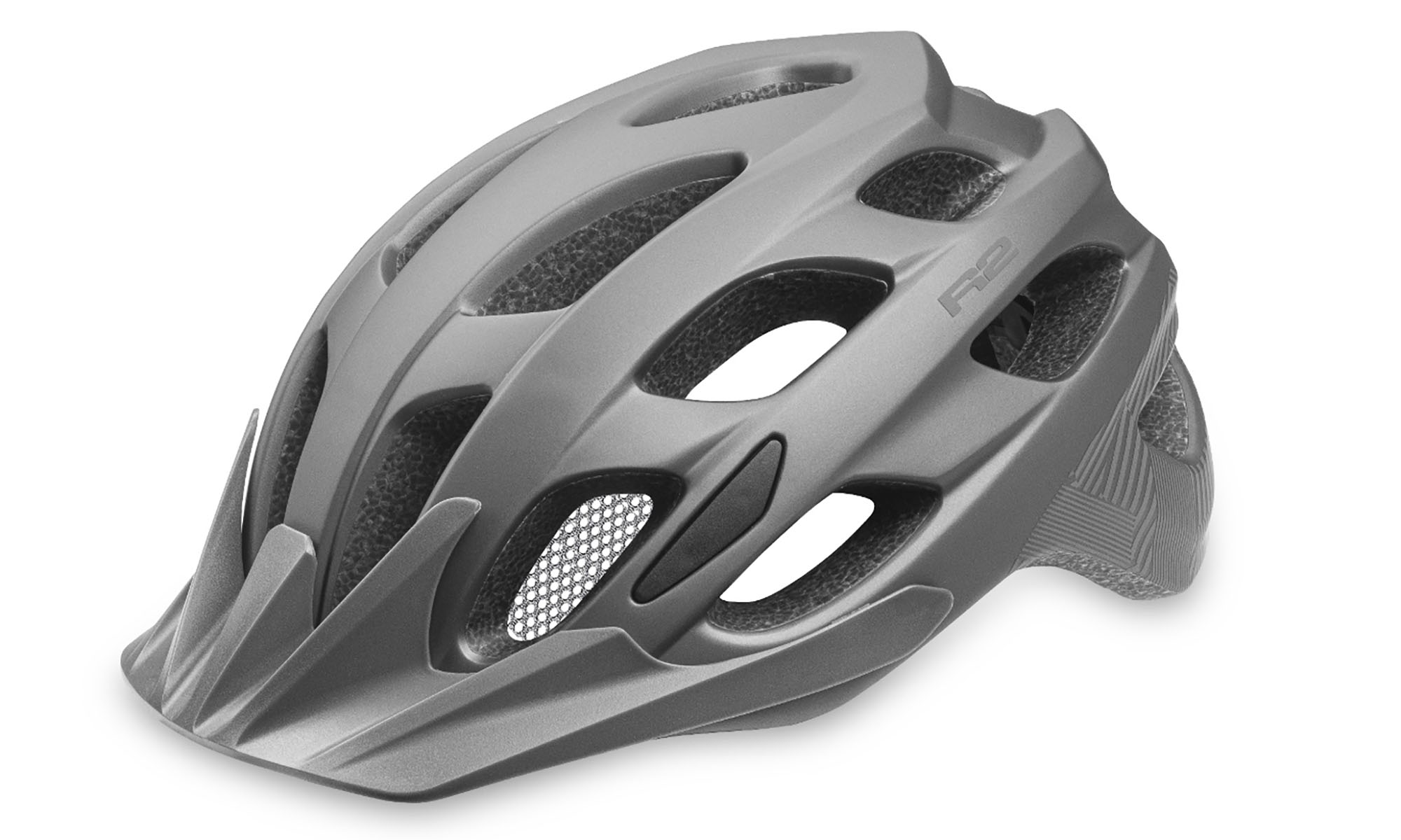 Шлем R2 Cliff цвет серый металлик матовый, розмір L 58-61 см 