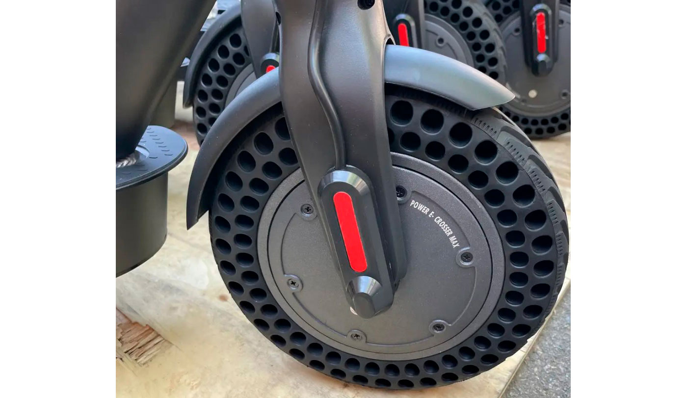 Електросамокат Crosser E9 MAX Б/К 10" 600W, 36V, 15A з жорсткою вилкою 5 Електросамокат Crosser E9 MAX Б/К 10" 600W, 36V, 15A з жорсткою вилкою 5