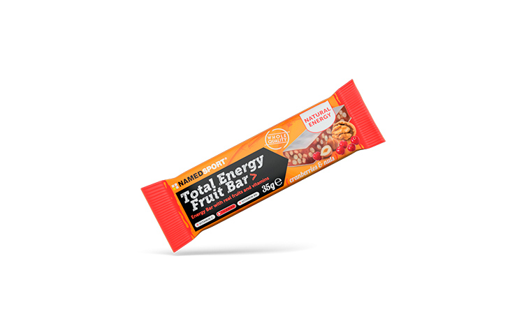 Фотография Энергетический батончик Namedsport TOTAL ENERGY FRUIT BAR 35 г Клюква-орехи