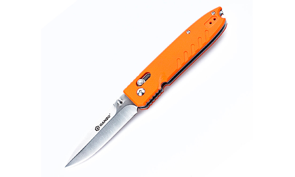 Фотография Складной нож Ganzo G746-1 оранжевый