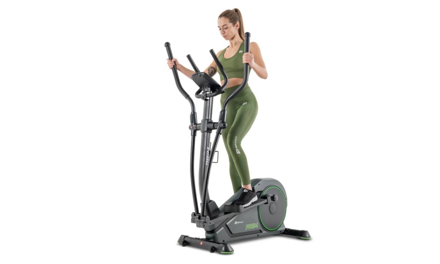 Фотография Орбитрек Hop-Sport HS-120C Prim черно-зеленый + мат 3
