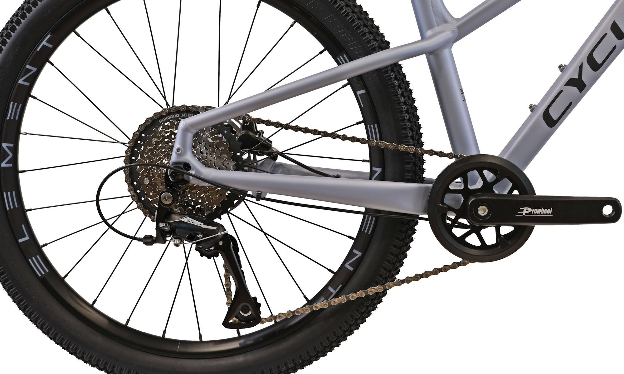 Велосипед CYCLONE DREAM 24", розмір XXS, рама 12", 2025, Сірий (мат) 6 Велосипед CYCLONE DREAM 24", розмір XXS, рама 12", 2025, Сірий (мат) 6