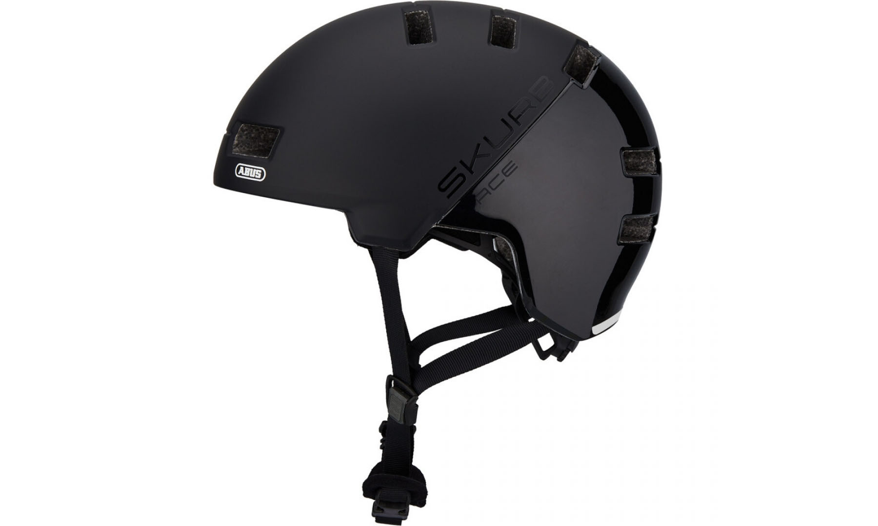 Abus Skurb Ace Velvet Black, розмір S (52-56 см), чорний 