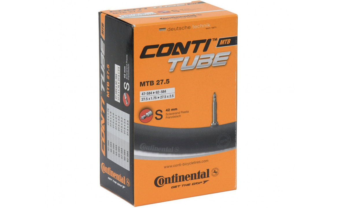 Фотография Велокамера Continental MTB PRE 27,5+ 57-70/584/42 мм