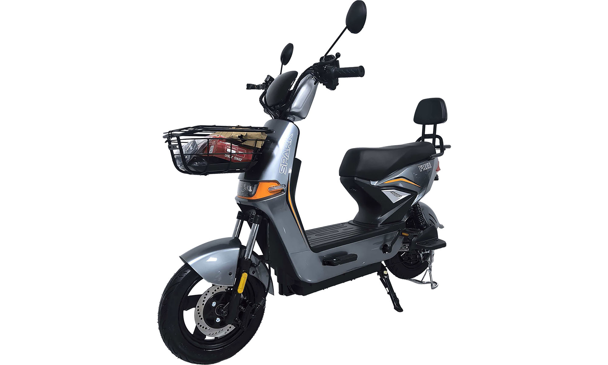 Велосипед с электромотором SPARK FREE 14", размер универсальный, год 2026, 60V/1000W/25Ah, серый 2 Велосипед с электромотором SPARK FREE 14", размер универсальный, год 2026, 60V/1000W/25Ah, серый 2